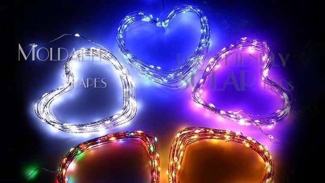 DIY Decor Tool - 100 LED Fairy Decorative Copper Wire Rope Lights Purple смотреть онлайн