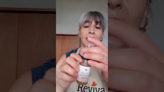 Angela M. Demonstrates Reviva Labs' Dark Spot Brightening Serum