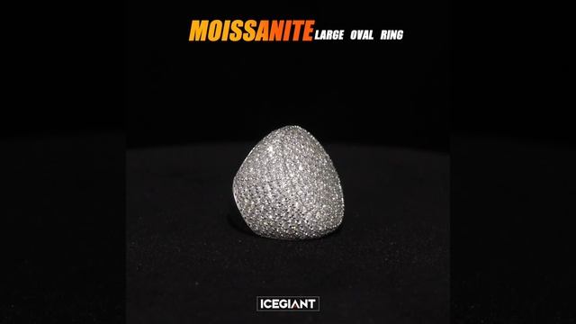 S925 MOISSANITE LARGE OVAL RING смотреть онлайн