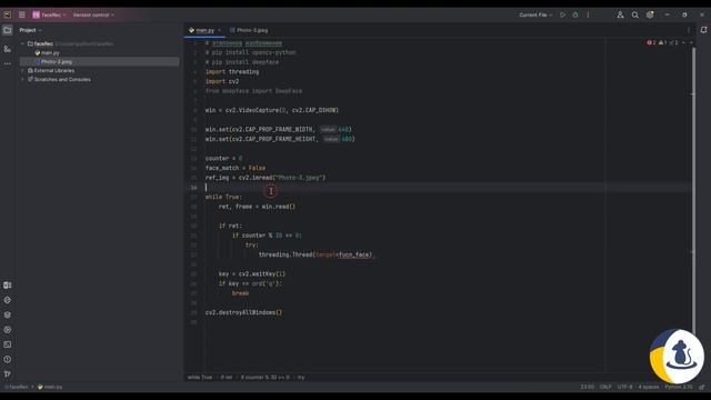 7. Создаем определитель лица в реальном времени используя Python #face #python #пайтон #faceid смотреть онлайн