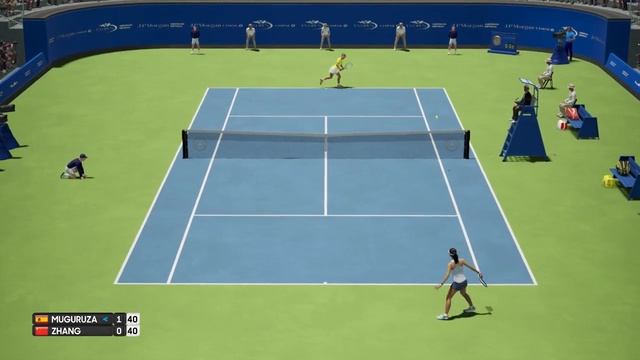 Garbiñe Muguruza vs Shuai Zhang - AO International Tennis - PS4 Gameplay смотреть онлайн