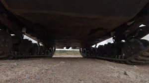 Вездеход СВС на танковом полигоне.