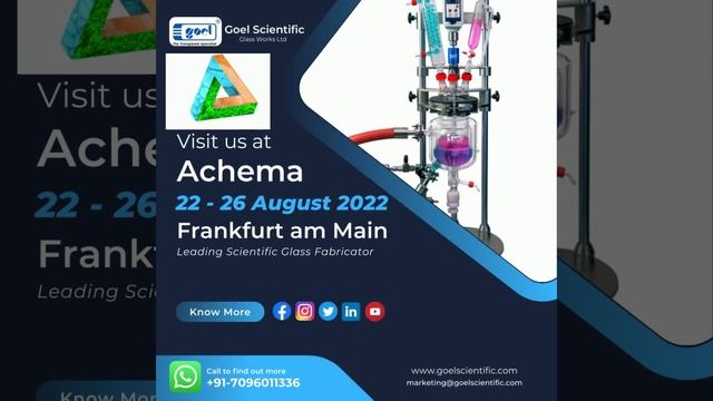 Achema 2022 Germany Frankfurt Main AM Goel Scientific смотреть онлайн
