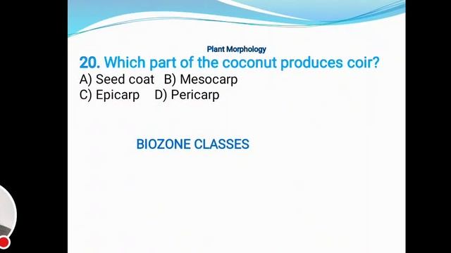 Neet 2021: Morphology Of Flowering Plants Objective смотреть онлайн