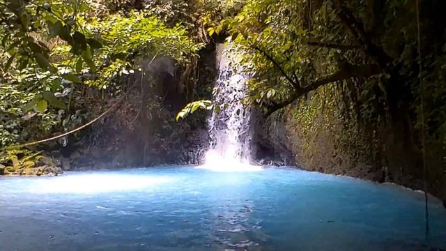 Relaxing Music Piano and Waterfall | white noise смотреть онлайн