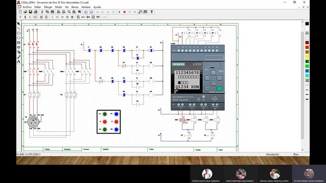 Arranque del motor de inducción trifasico de dos velocidades con cambio de giro смотреть онлайн
