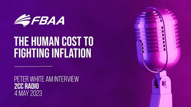 Peter White AM talks to Radio 2CC about the human cost to fighting inflation смотреть онлайн
