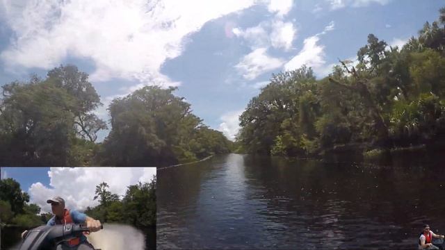 Yamaha VX Deluxe - High-Speed Jetski Ride Down the Econ River смотреть онлайн