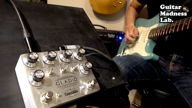 【Part2】Cornerstone Gladio ダンブル系オーバードライブを弾いてみた Double Preamp Two-Rock