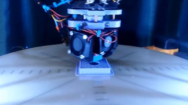 Kossel Xl with new Piezo hotend sensor printing. смотреть онлайн