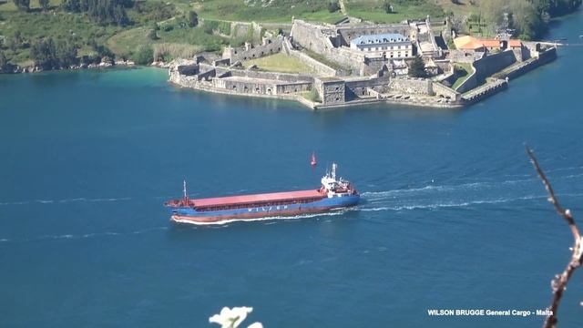 WILSON BRUGGE Departure from the Port of Ferrol (Spain) - 11 April 2017 смотреть онлайн