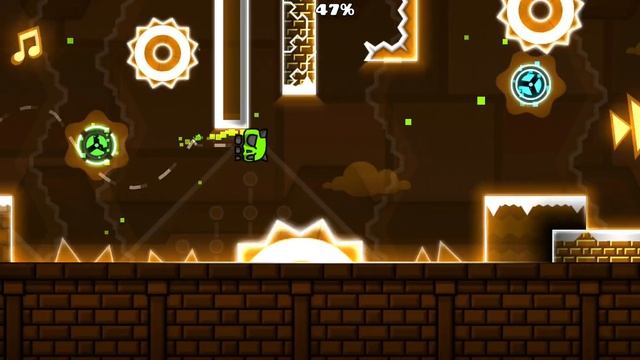 Geometry Dash Прохождение уровня - OuterSpace - HeometryDash