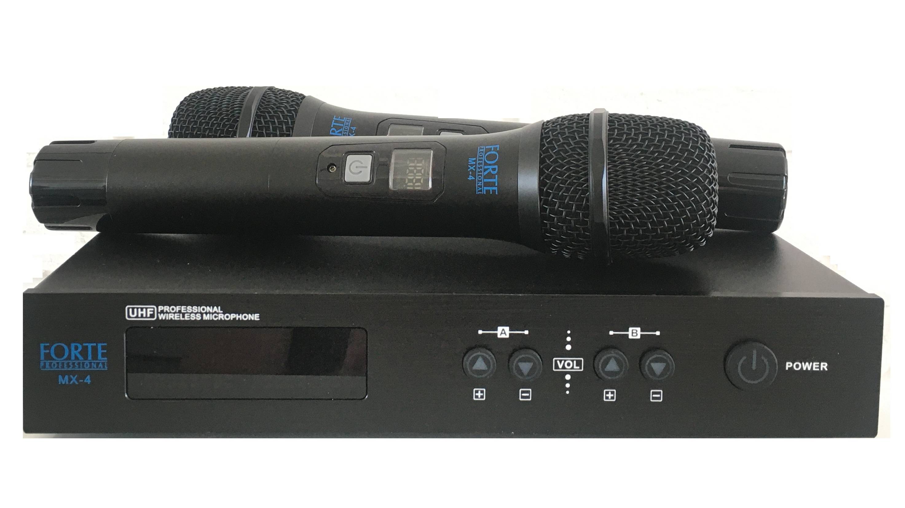Forte MX4 радиосистема два ручных микрофона