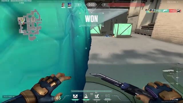 valorant - testing the new skin with neon смотреть онлайн