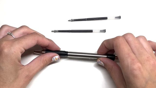 How to Refill the Zebra Pen STEEL F-301 Ballpoint Retractable Pen смотреть онлайн