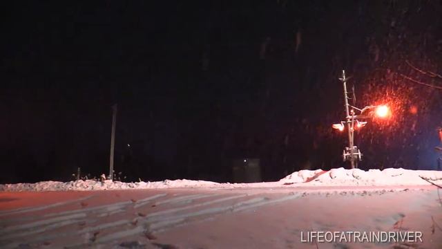00116 VIA Rail's New Fleet - Siemens Charger Test Train Out in Heavy Snowfall смотреть онлайн