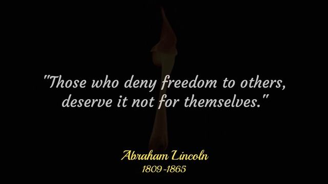 Famous Abraham Lincoln Quotes. Thoughts of an American Politician. смотреть онлайн