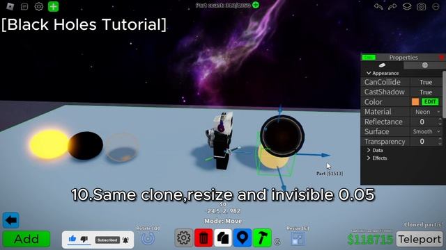 BlackHole Tutorial [Obbycreator]