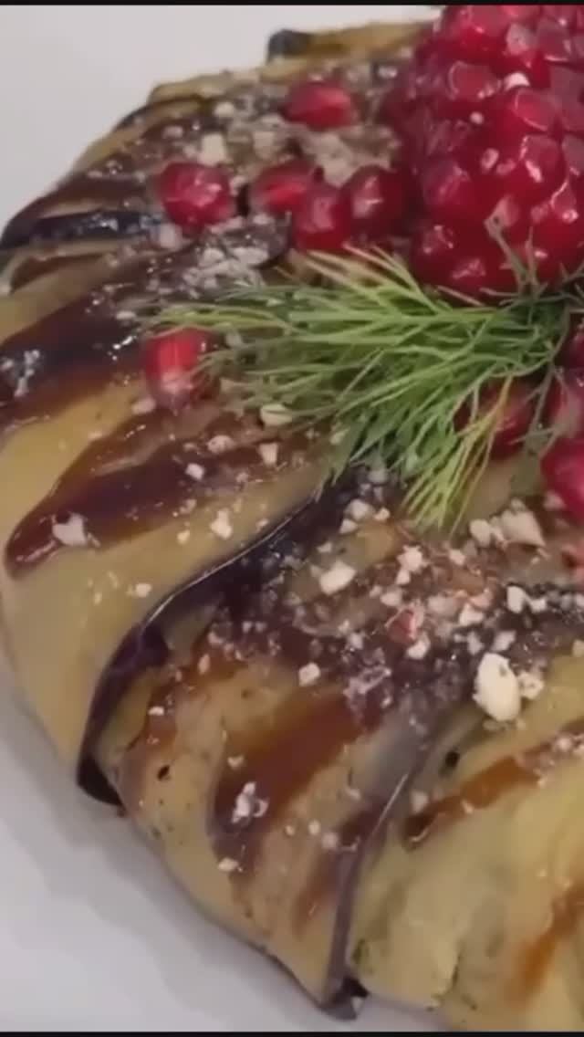 Баклажановый торт