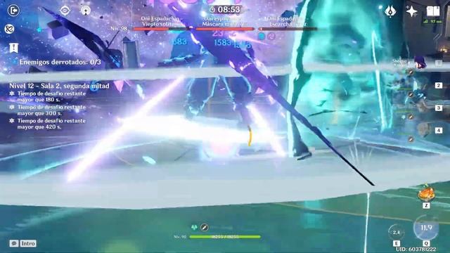 Albedo + Raiden Electro-Charged | 2.3 Spiral Abyss | Genshin Impact смотреть онлайн