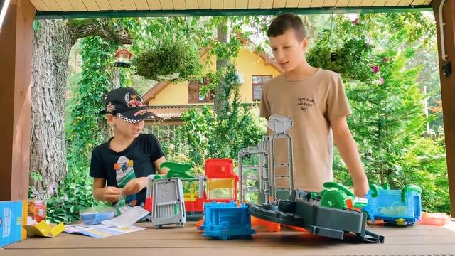 Распаковка трасса Хотвилс с осьминогом #hotwheels