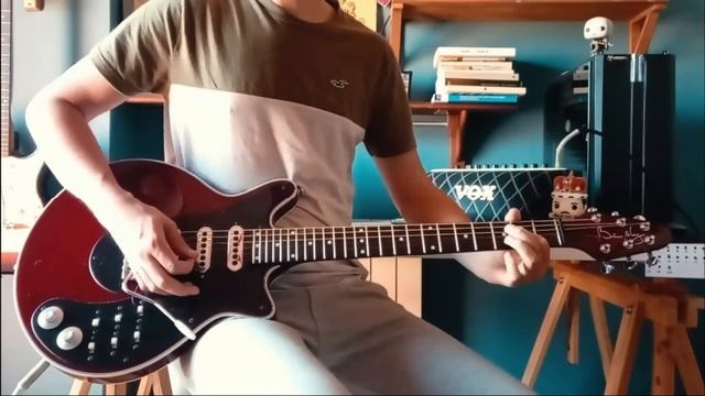 Queen || "UNDER PRESSURE" · Red Special Guitar Cover. смотреть онлайн