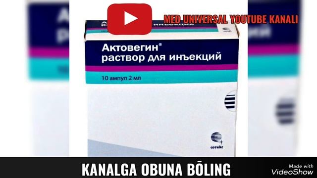 AKTOVEGIN AMPULASI HAQIDA MA'LUMOT. AKTOVEGIN AMPULASI INSTRUKSIYASI. #AKTOVEGIN #АКТОВЕГИН