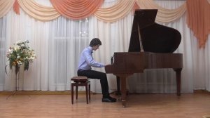 Сидоров Владимир ДМШ№4 Вологда   И С  Бах, 2 х голосная инвенция  ми мажор