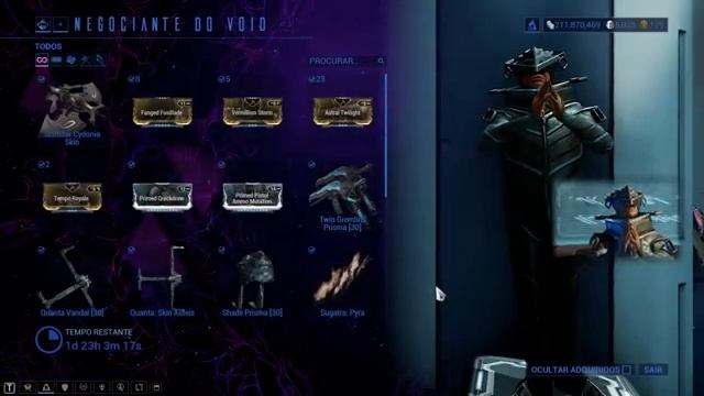 Warframe - Baro - Scimitar Cydonia/ Tempo Royale/ Quanta Vandal / Shade Prisma/ Prisma Twin Gremlin смотреть онлайн