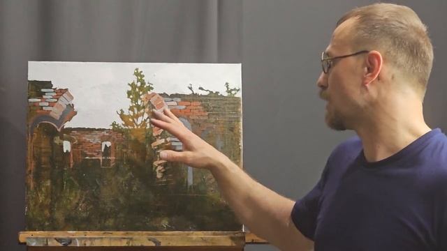 Как продолжить этюд с натуры в мастерской смотреть онлайн