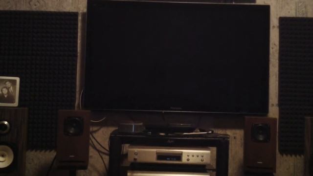 Играет акустика FOSTEX 1000K