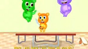 Mega Gummy Bear Bus Toy Finger Family Nursery Rhymes For Kids Gummy Bear