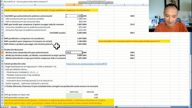 Método casero de cálculo para dimensionar una instalación fotovoltaica y pagar la factura mínima смотреть онлайн