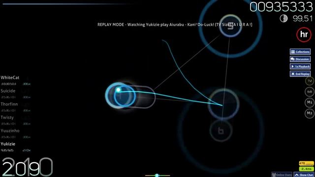+HR 350 pp 98.98% New Top Score Kani*Do-Luck! [A I U R A !] - Yukizie osu! смотреть онлайн