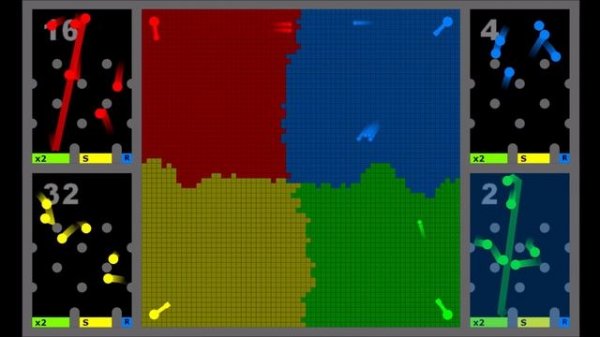 Multiply or Release 4 - in Algodoo