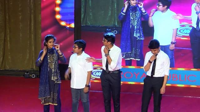 ROYAL PUBLIC SCHOOL HBR BANGALORE   HIGH SCHOOL BOYS AND GIRLS   KARAOKE SONG   ANNUAL DAY 2024