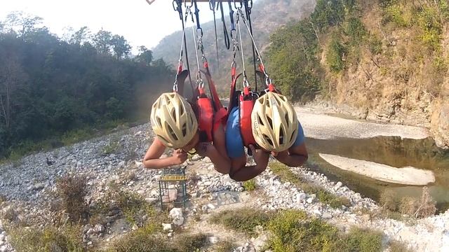 Asia's Longest Flying Fox Ride @Rishikesh |Flying Fox @Jumping Hights Rishikesh|Flying Fox Rishikes смотреть онлайн