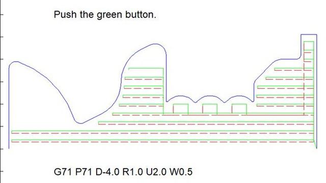 G71 for LinuxCNC смотреть онлайн