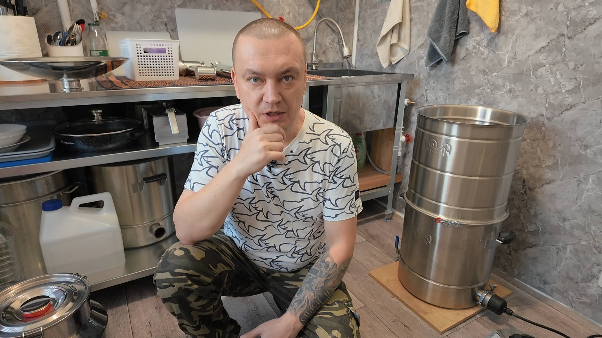 Многократное укрепление спирта сырца перед ректификацией. Моё мнение это мартышкин труд. смотреть онлайн