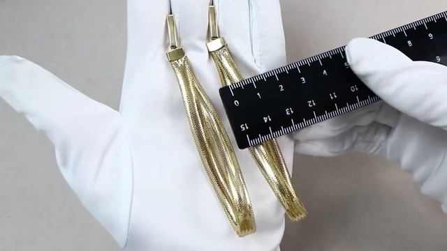Серьги из лимонного золота КЮЗ Del'ta Dдф120360рл смотреть онлайн
