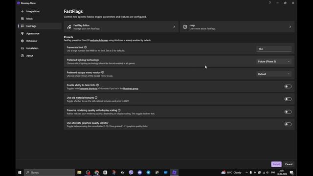 КАК НАСТРОИТЬ BLOXSTRAP? ТУТОРИАЛ КАК УСТАНОВИТЬ (2024)