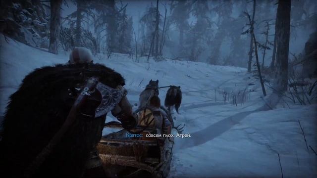 God of War Ragnarök [вступительная игровая кат-сцена (Intro Game Cutscene)] смотреть онлайн