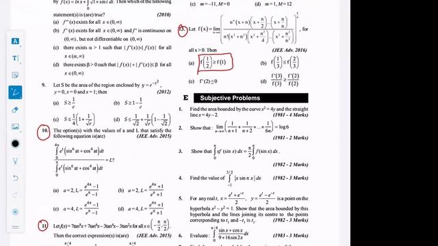 Indefinite and Definite Integration previous year discusssion смотреть онлайн