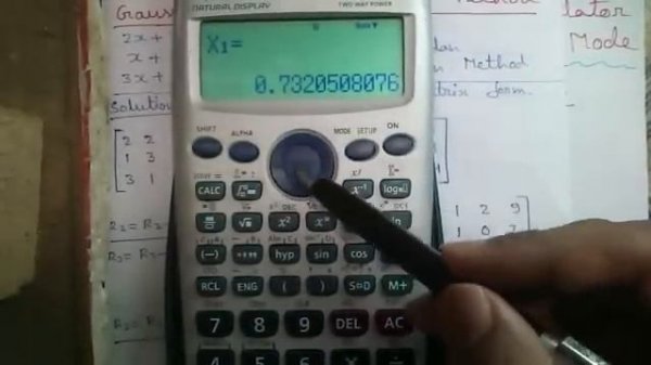 Casio fx-991ES Calculator Tutorial #5: Equation Solver Mode(EQN)