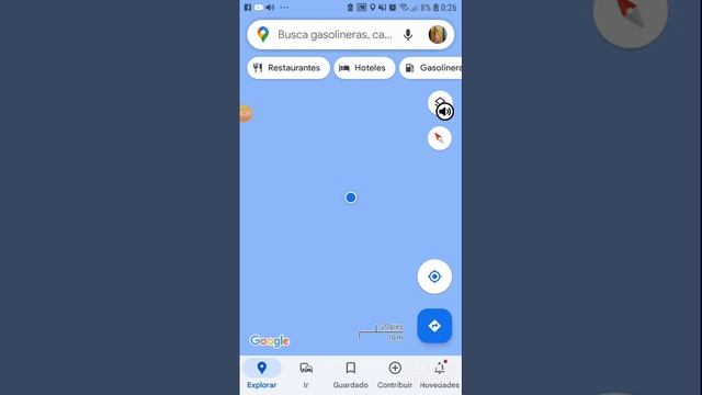 Recorrido rápido del punto azul del google maps. смотреть онлайн