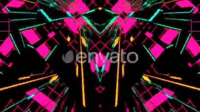 Futuristic Neon Light VJ Backgrounds | Motion Graphics - Videohive template смотреть онлайн