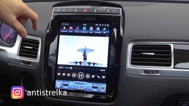 Обзор магнитолы Tesla для Volkswagen Touareg 2010-2018 (9 Android +DSP). Carmedia ZF-1108 DSP смотреть онлайн