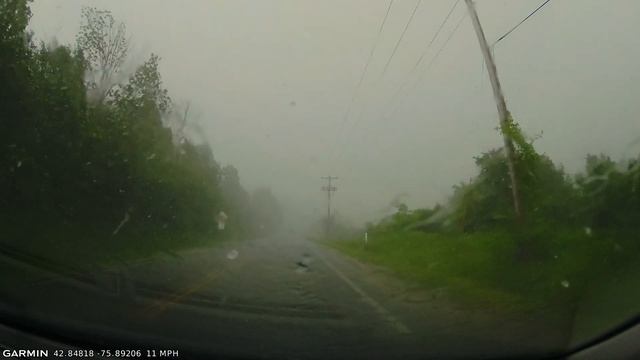 50-60 mph Winds w/ Hail from Severe Thunderstorm June 21, 2021 New York смотреть онлайн