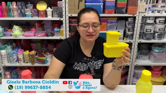 Kit Sol e Coral - Eco Tupper 750ml e Refri line 250 e 110ml - Tupperware смотреть онлайн