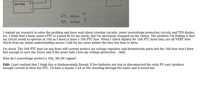 What are the correct zener diode and PTC fuse size? смотреть онлайн